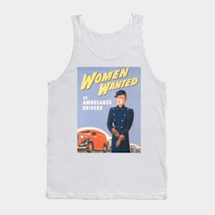 Women Drivers Wanted Tank Top